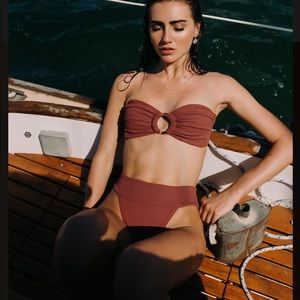 MONTCE Chocolate Rib Tamarindo Bikini bottom, M